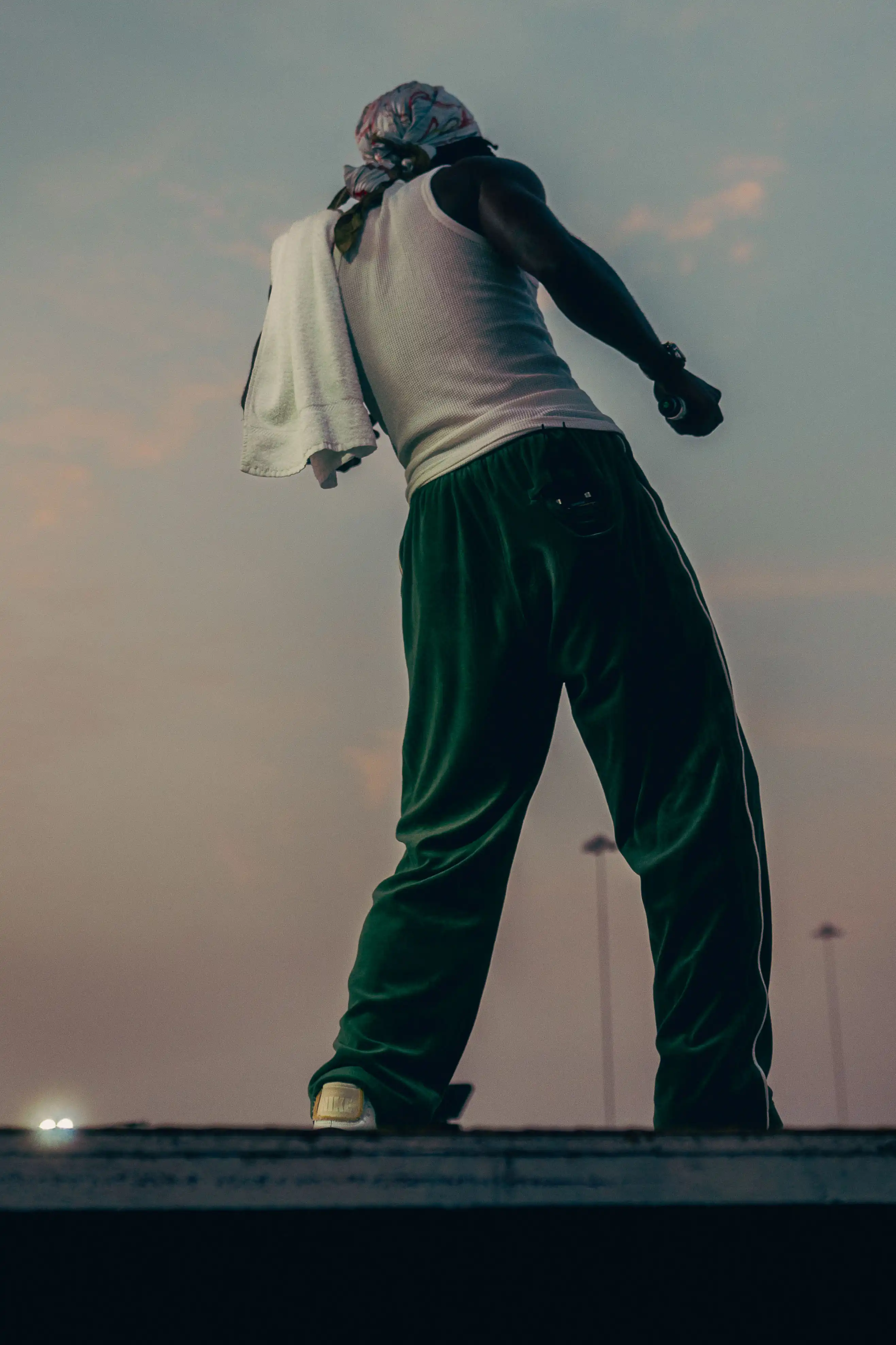 Kojey Radical performs on stage